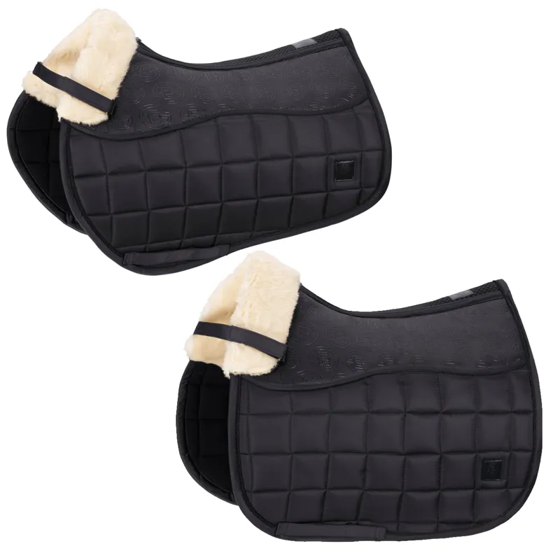 Eskadron Glossy Evo-Wool Saddlecloth Reflexx SS23 - Dark Grey